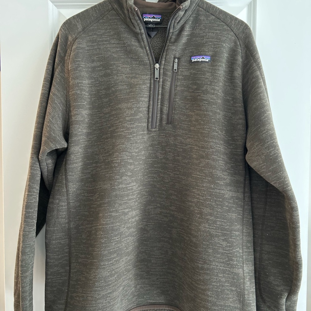 Patagonia Olive Green Fleece Pullover